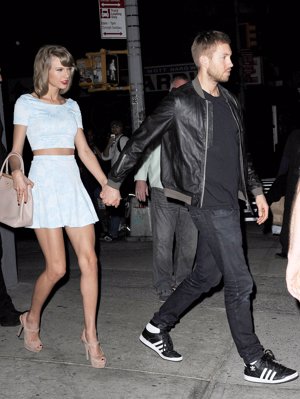 Taylor Swift Calvin Harris pasean de la mano