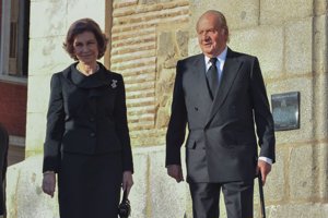 La Reina Sofía asistió con el Rey Juan Carlos