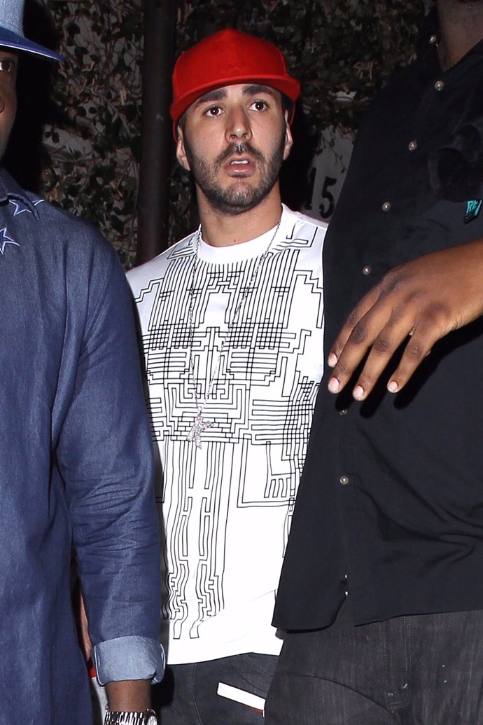 Benzema con Rihanna en Hollywood