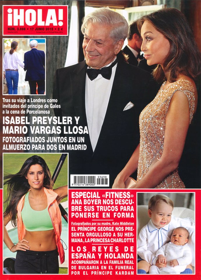 Isabel Preysler con Mario Vargas Llosa