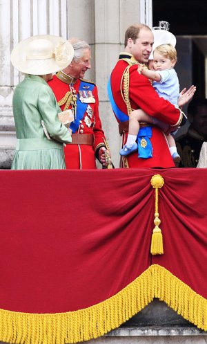 El Príncipe George se convierte en el protagonista del Trooping the Colour