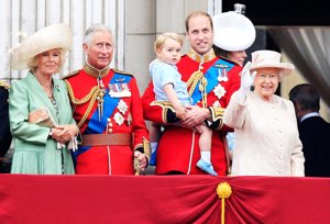 El Príncipe George se convierte en el protagonista del Trooping the Colour