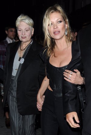 Kate Moss abandona la fiesta de Vivienne Westwood muy perjudicada