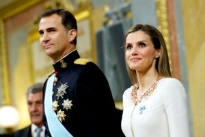 Hace un año de esta imagen, el 19 de junio e 2014 Don Felipe y Doña Letizia se convertían en los actuales Reyes de España