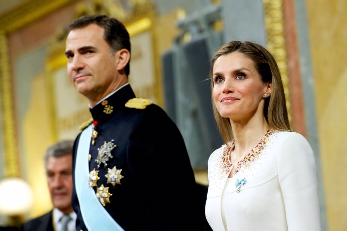 Los Reyes Felipe VI y Letizia Ortiz