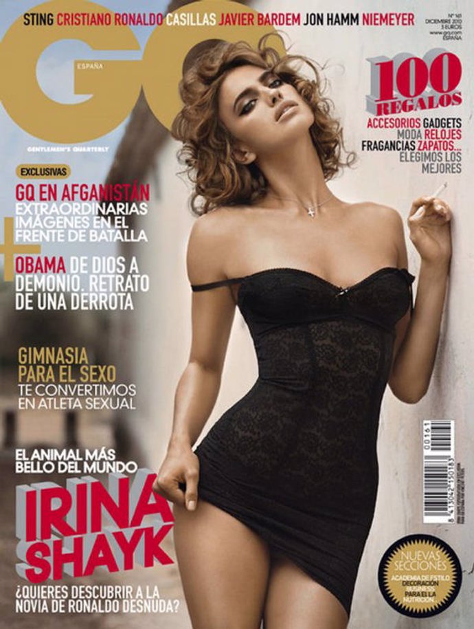 irina shayk gq diciembre 2010