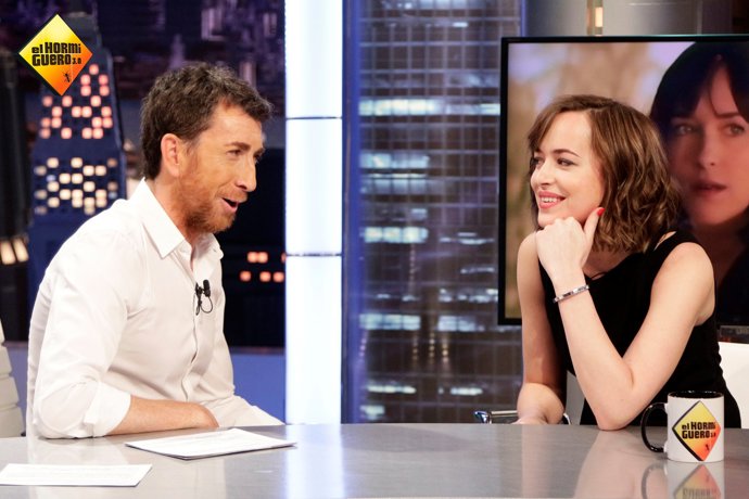 Dakota Johnson con Pablo Motos