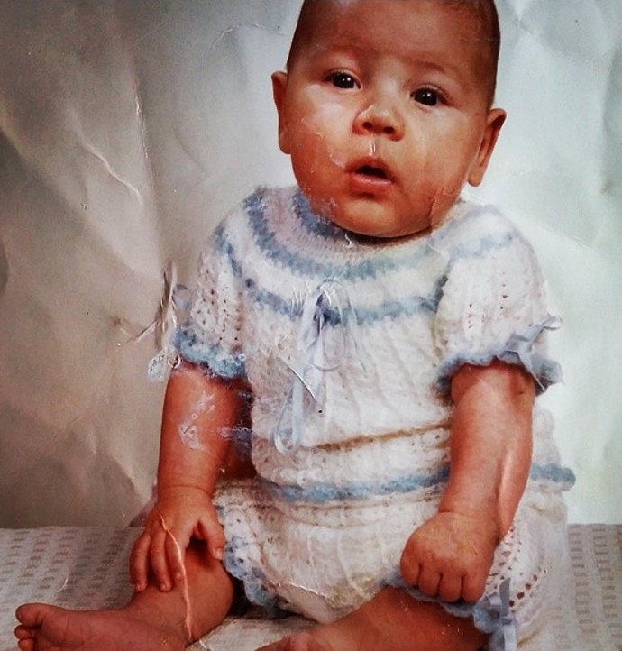 Iker Casillas cuando era bebé