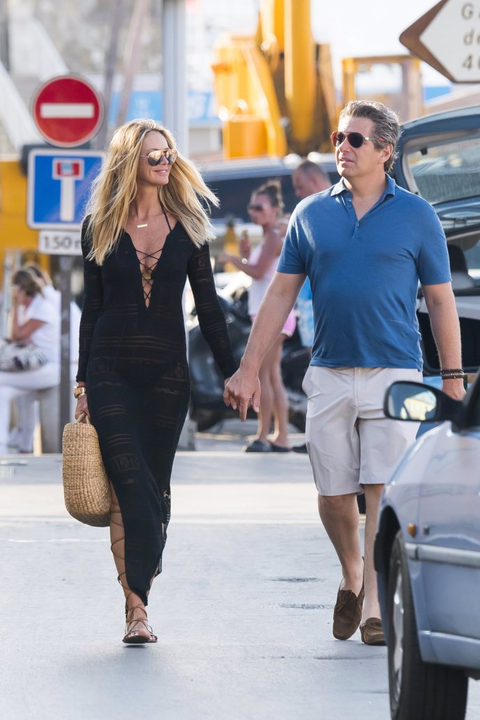 Elle Macpherson con Jeffrey Soffer
