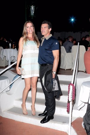 Antonio Banderas y Nicole Kimpel, de lo más acaramelados en Italia