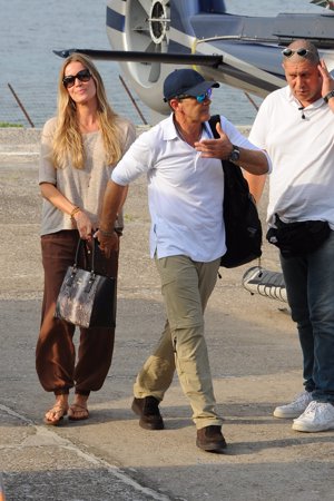 Antonio Banderas y Nicole Kimpel, de lo más acaramelados en Italia