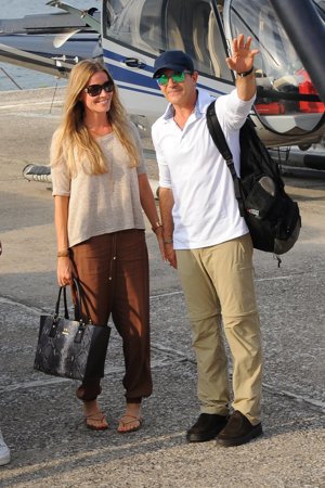 Antonio Banderas y Nicole Kimpel, de lo más acaramelados en Italia