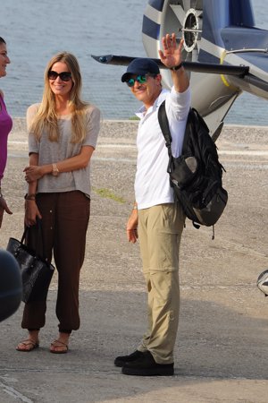 Antonio Banderas y Nicole Kimpel, de lo más acaramelados en Italia