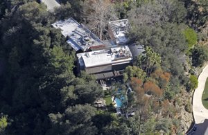 Foto aérea de la casa de Demi Moore