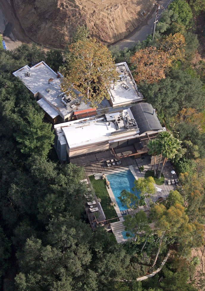 Mansión de Demi Moore desde el aire