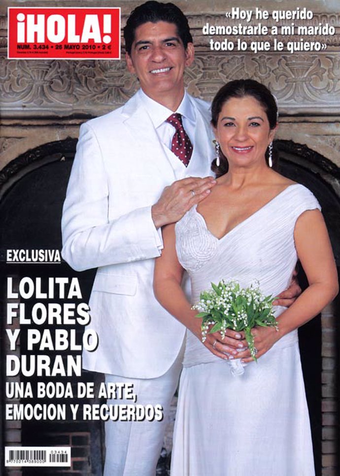 Boda Pablo Durán y Lolita en la exclusiva para ¡Hola!