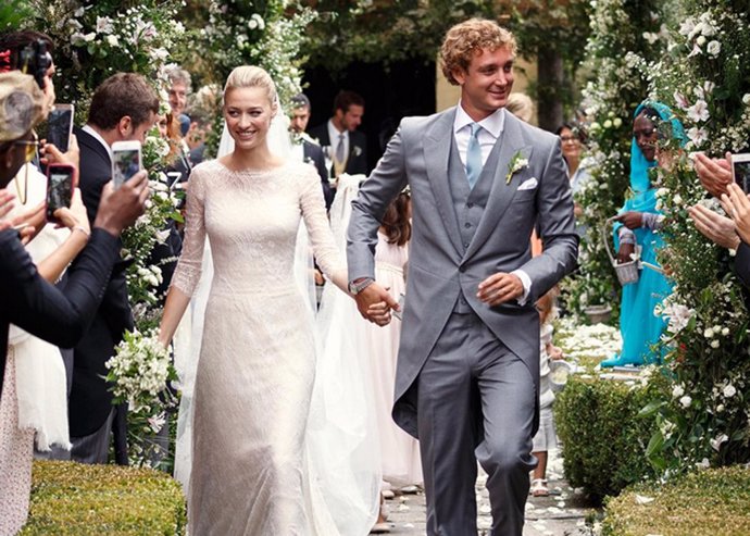 Boda Pierre Casiraghi Beatrice Borroemo Valentino revela imagen 