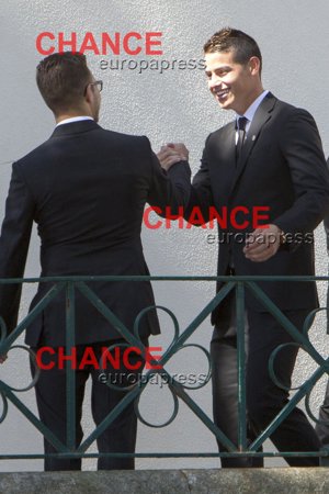 James Rodríguez, uno de los representados por Jorge Mendes, no podía faltar en la ceremonia