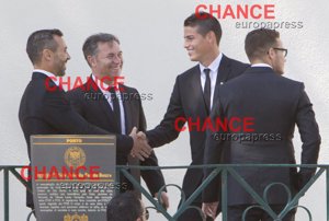 James Rodríguez, uno de los representados por Jorge Mendes, no podía faltar en la ceremonia