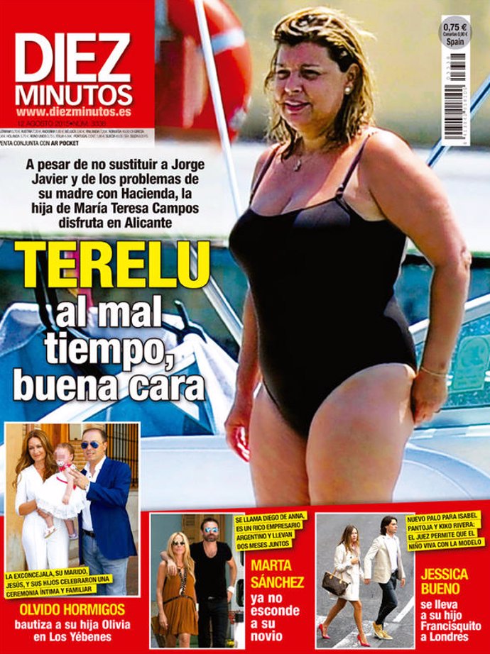 Portada revista Diez Minutos con Terelu