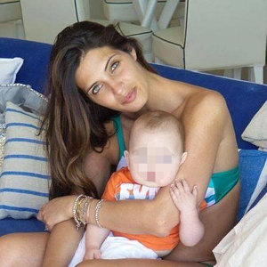 Sara Carbonero con Martín Casillas en el verano del año pasado