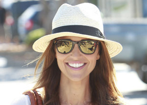 En esta foto podemos disfrutar de esa bonita sonrisa que caracteriza la belleza de Paula