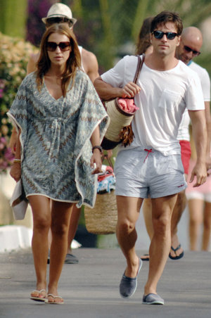 Como una pareja normal, vuelven tras un baño playero