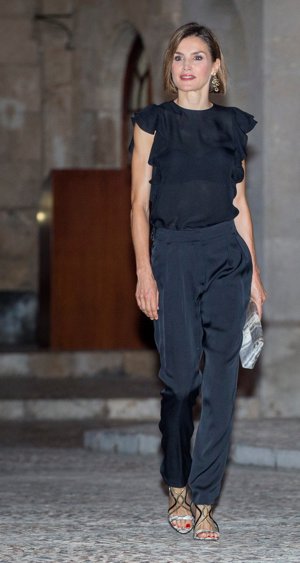 Doña Letizia en de entre las mejor vestidas de la semana