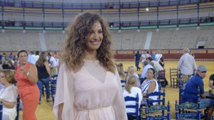 Mariló Montero en el desfile solidario de Ortega Cano