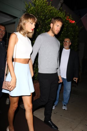 Taylor Swift no suelta al bombón de su novio, Calvin Harris