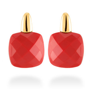 Pendientes Keops de plata y cuardo hidrotermal, de Luxenter 89,90 €