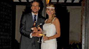 Alba Carrillo y Feliciano López