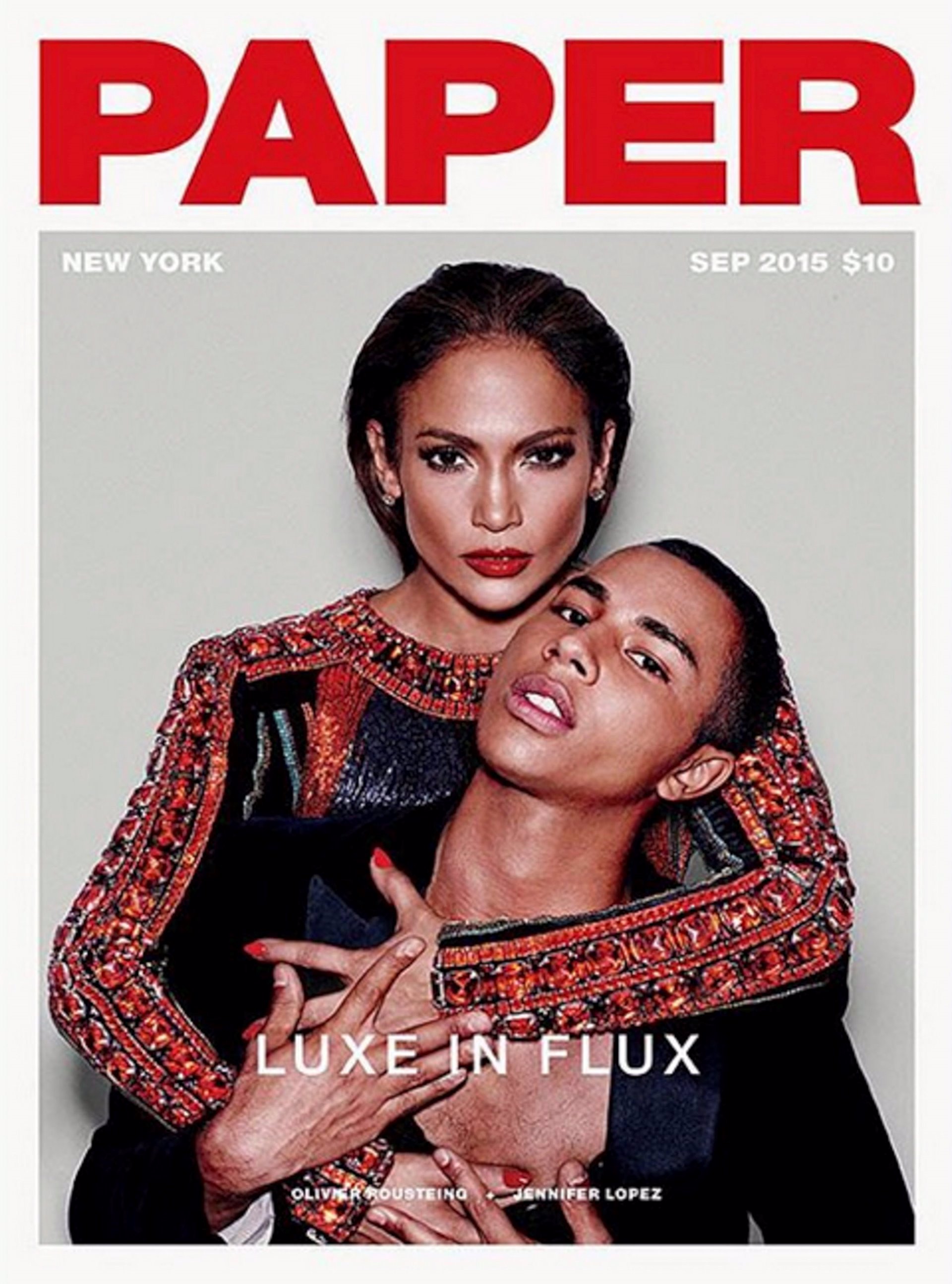 Jennifer Lopez en portada de la revista 'Paper Magazine'