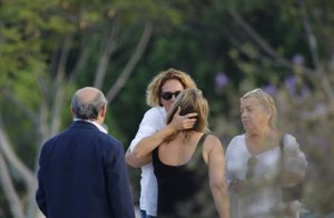 Rocío Carrasco, al lado de la familia Campos tras la muerte de Araceli