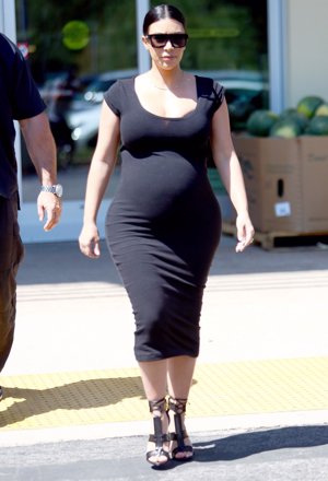Kim Kardashian, sus looks premamá más exuberantes