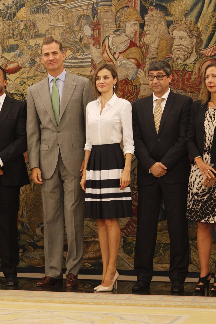 Recepción de los Reyes en la Zarzuela