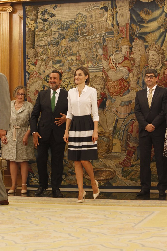 Letizia en el palacio de la Zarzuela