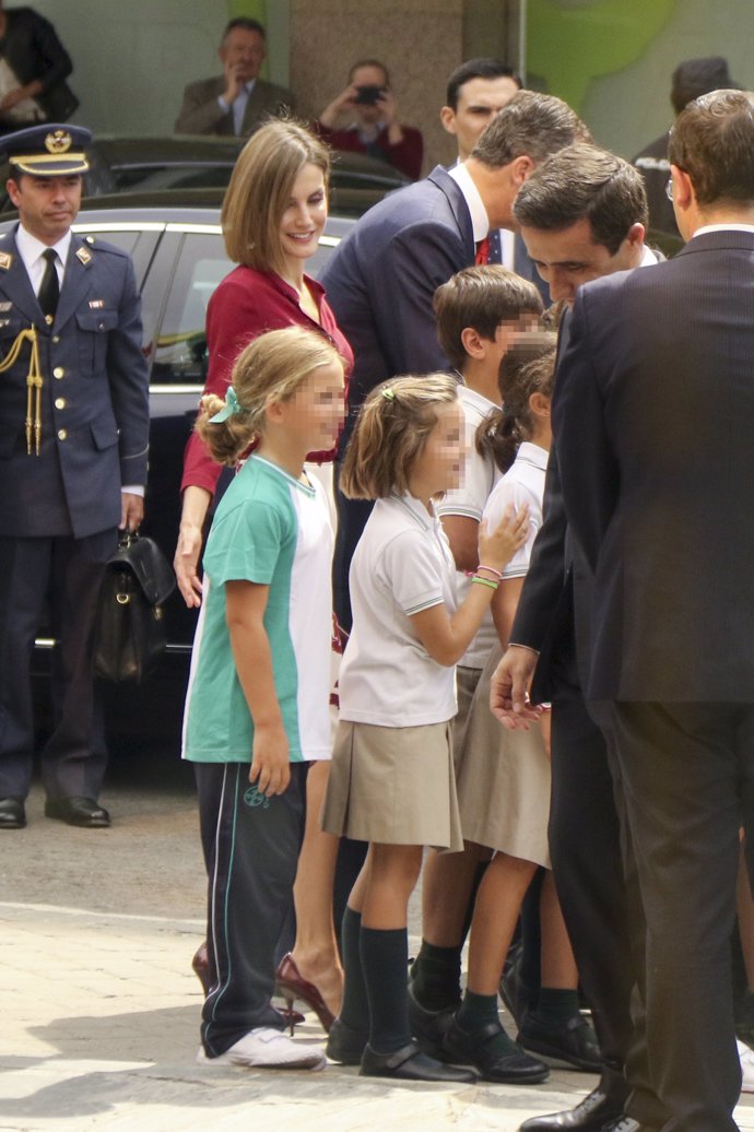 La Reina Letizia maternal