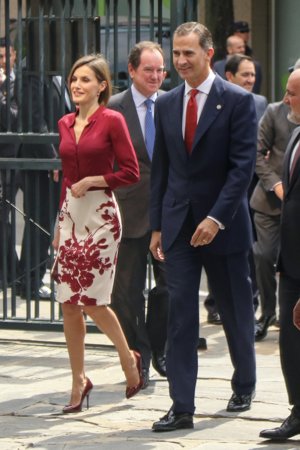 Los Reyes de España en el almuerzo conmemorativo del XXXV aniversario del Tribunal Constitucional