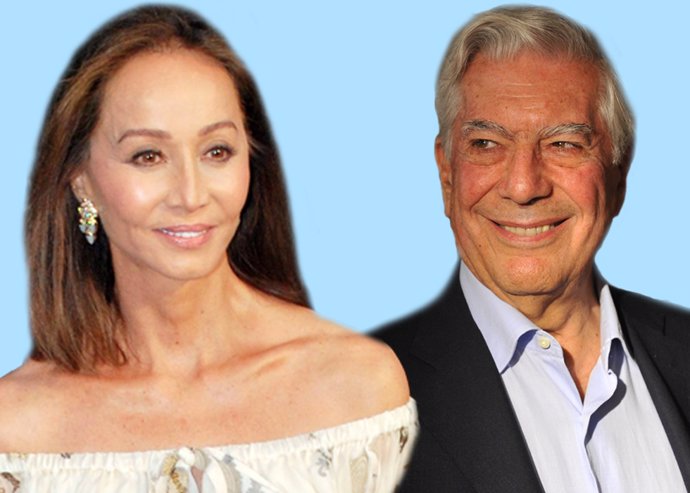 Isabel Preysler y Vargas Llosa en Nueva York con Porcelanosa