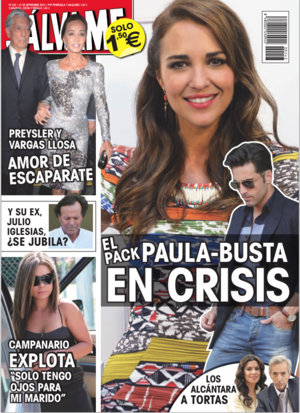 Portada revista 'Sálvame' con Paula Echevarría