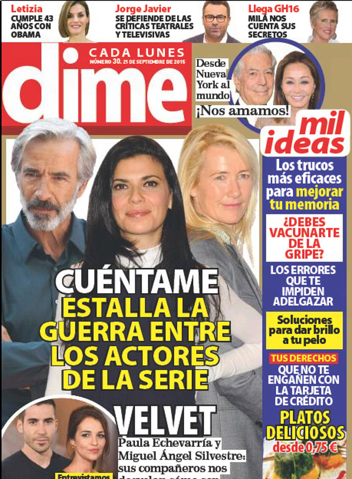 Portada revista Dime