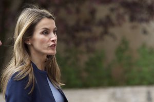 Letizia a punto de hablar