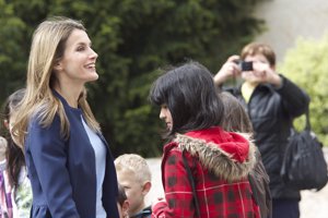 Letizia luciendo una bonita sonrisa