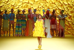 Desfile Agatha Ruiz de la Prada en la Mercedes Benz Fashion Week Madrid. Presentación colección PrimaveraVerano 2016.