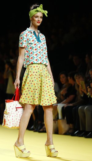 Desfile Agatha Ruiz de la Prada en la Mercedes Benz Fashion Week Madrid. Presentación colección PrimaveraVerano 2016.