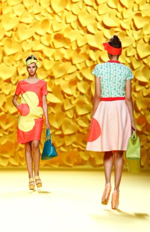 Desfile Agatha Ruiz de la Prada en la Mercedes Benz Fashion Week Madrid. Presentación colección PrimaveraVerano 2016.