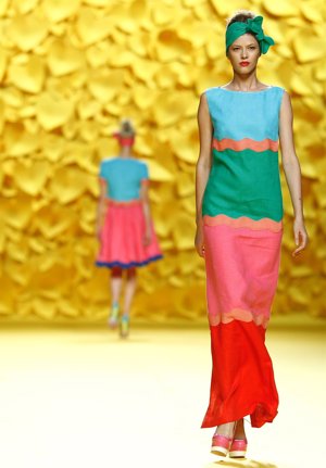 Desfile Agatha Ruiz de la Prada en la Mercedes Benz Fashion Week Madrid. Presentación colección PrimaveraVerano 2016.