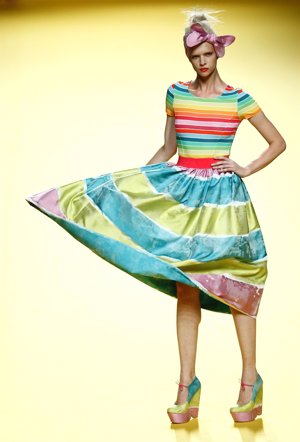 Desfile Agatha Ruiz de la Prada en la Mercedes Benz Fashion Week Madrid. Presentación colección PrimaveraVerano 2016.