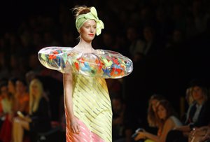 Desfile Agatha Ruiz de la Prada en la Mercedes Benz Fashion Week Madrid. Presentación colección PrimaveraVerano 2016.